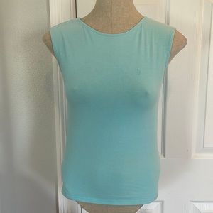 Ralph Lauren top sleeveless Turquoise S